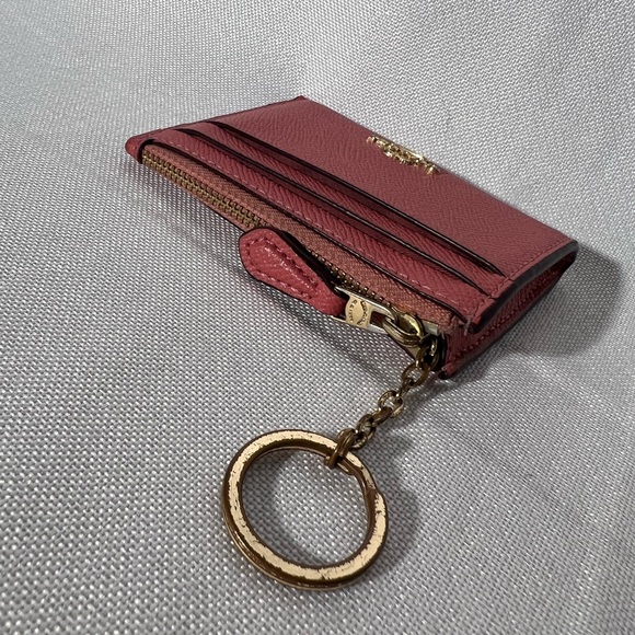 Coach keychain wallet pink 4 1/4” x 3/4 x 3 - Picture 5 of 6
